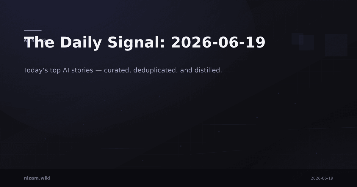 The Daily Signal: 2026-06-19