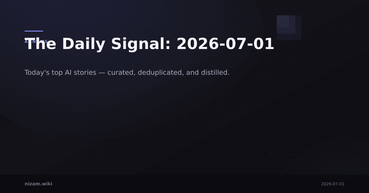 The Daily Signal: 2026-07-01