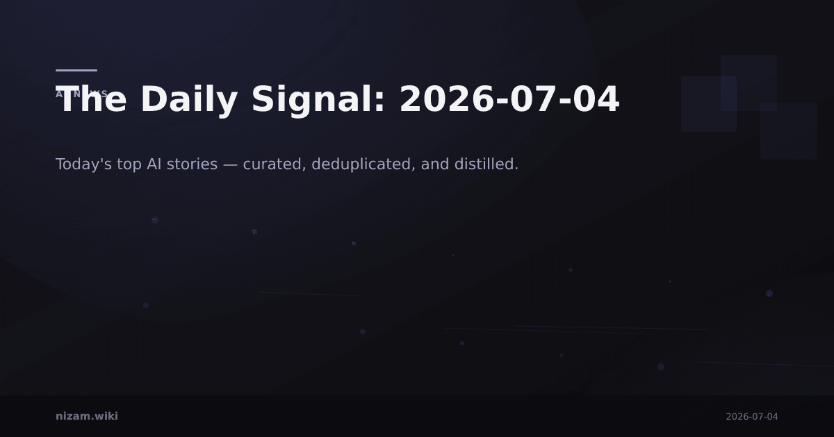 The Daily Signal: 2026-07-04